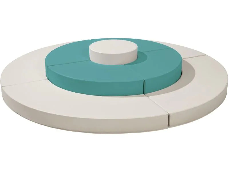 Kidy S'Cool Group Play Island - Teal/Ivory