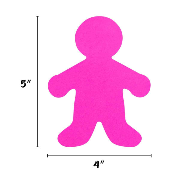 Bright Family Cutouts - Assorted Color Paper - 5" Wee kid-40 count