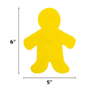 Bright Family Cutouts - Assorted Color Paper - 6" big kids-40 count