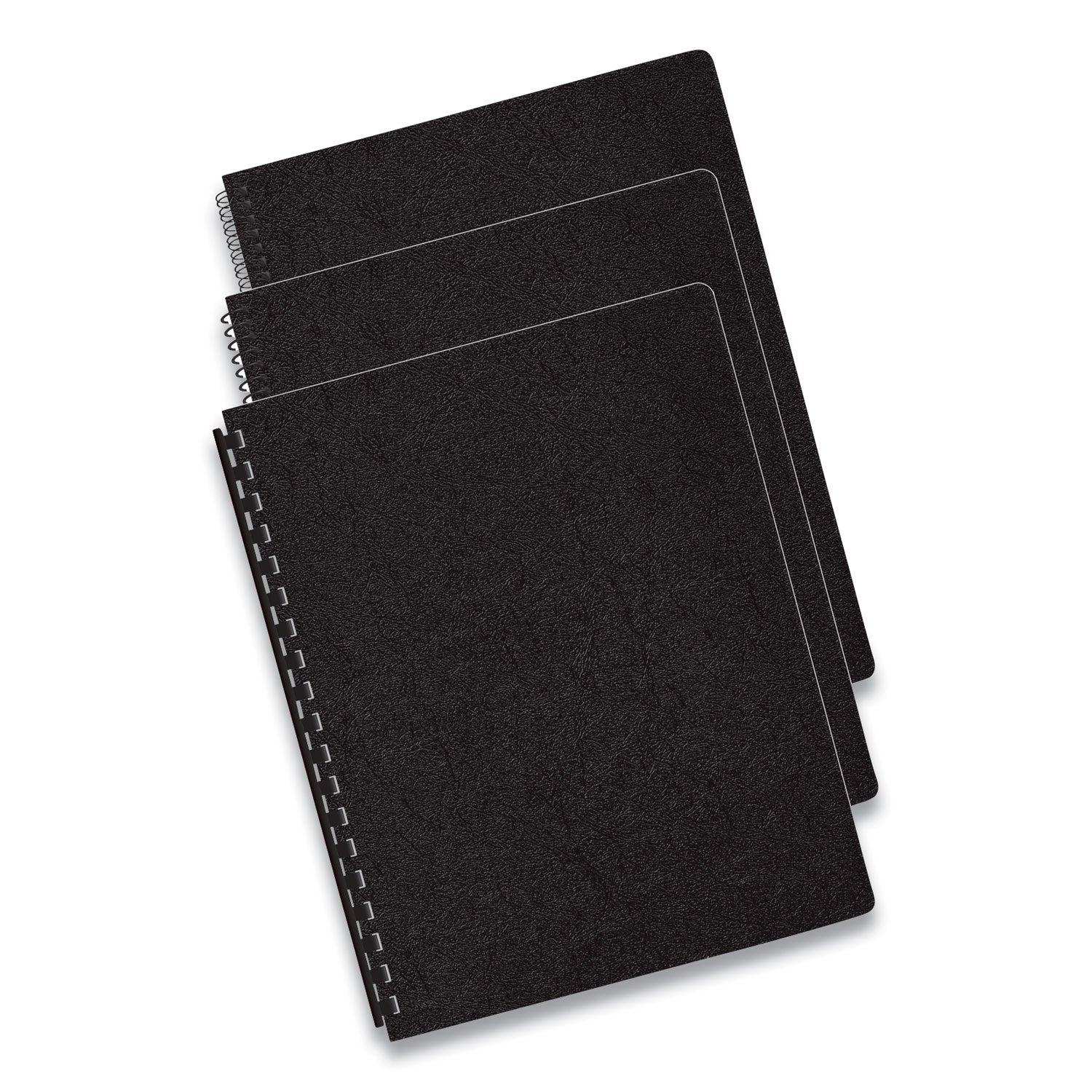 Fellowes Executive Presentation Covers - 11.3" Height x 8.8" Width x 0.1" Depth x 62 mil Thickness - For 8 3/4" x 11 1/4" Sheet - Rectangular - Black - Vinyl - 1 Pack