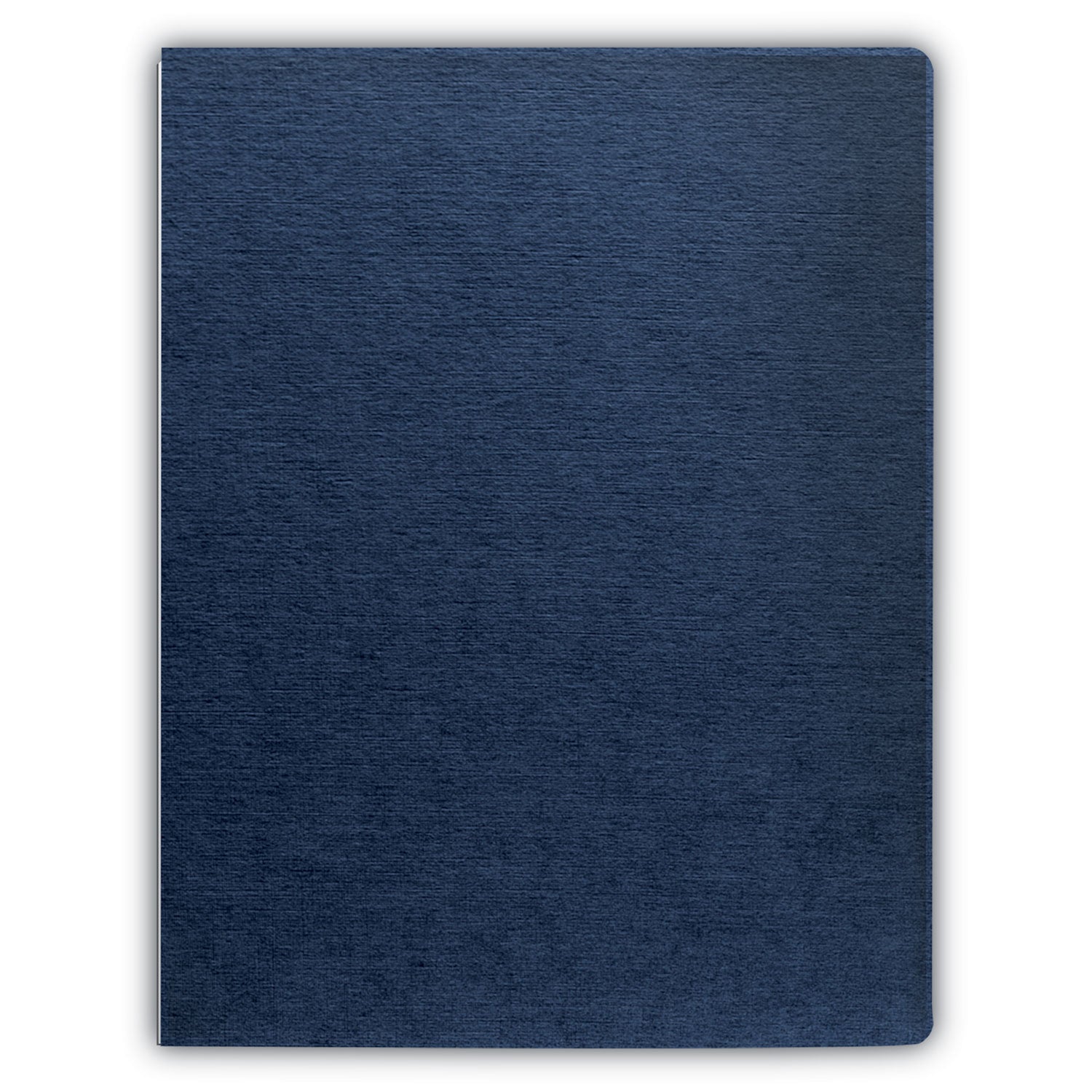 Fellowes Expressions Oversize Linen Presentation Covers - 11.3" Height x 8.8" Width x 0.1" Depth - For Letter 8 1/2" x 11" Sheet - Navy - Linen - 1 Pack