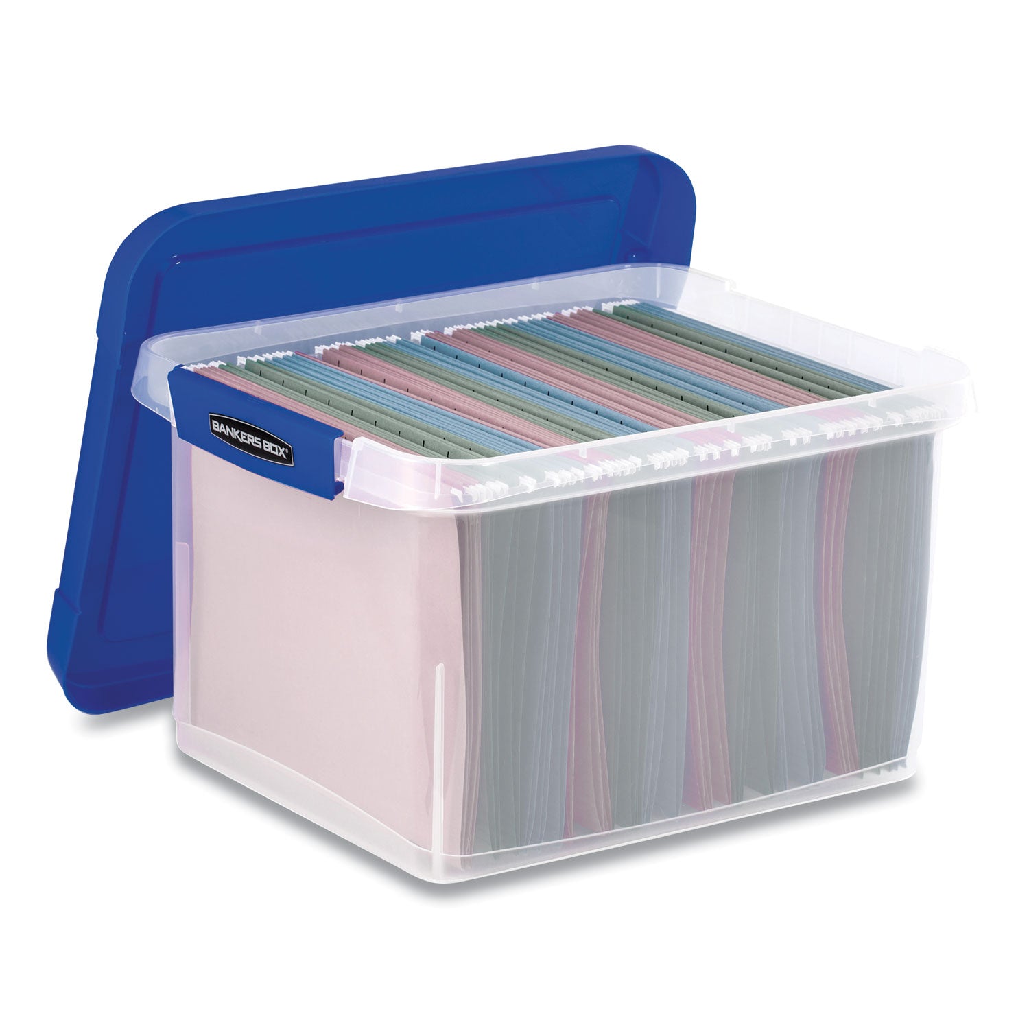 Bankers Box Heavy Duty Letter/Legal Plastic File Box