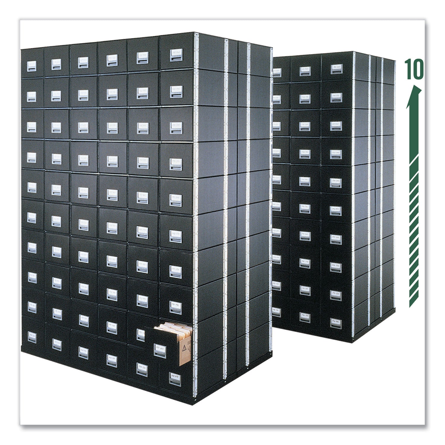 Internal Dimensions: 15" Width x 24" Depth x 10.50" Height - External Dimensions: 17" Width x 25.5" Depth x 11.1" Height - Media Size Supported: Legal - Interlocking Closure - Heavy Duty - Stackable - Steel - Black, Blue - For File - Recycled - 6 / Carton
