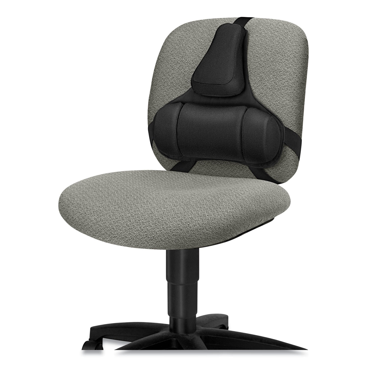 Strap Mount - Black - Fabric, Memory Foam - 1 Each