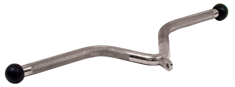 NT043 V Shape Chrome Bar with Rubber Ends