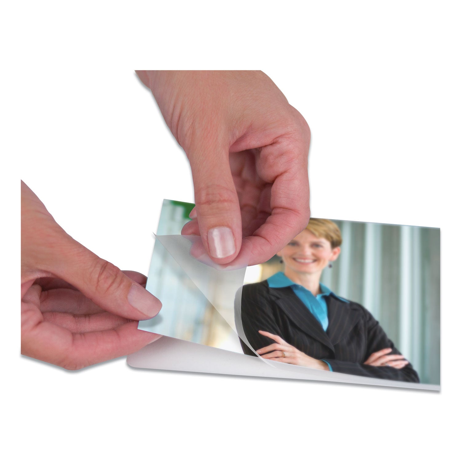 Fellowes Photo Card Glossy Thermal Laminating Pouches - Sheet Size Supported: Photo-size - Laminating Pouch/Sheet Size: 6.25" Width x 5 mil Thickness - Type G - Glossy - for Document, Photo - Durable - Clear - 1 Pack