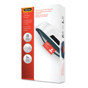 Laminating Pouch/Sheet Size: 3.88" Width x 5 mil Thickness - Glossy - for ID Badge - Durable, Easy to Use - Clear - 25 / Pack