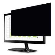 Fellowes PrivaScreen Blackout Privacy Filter for 24" Widescreen LCD Monitor or Notebook, 16:9 Aspect Ratio, Black, Fingerprint and Scratch Resistant, Polyethylene, 1 Each
