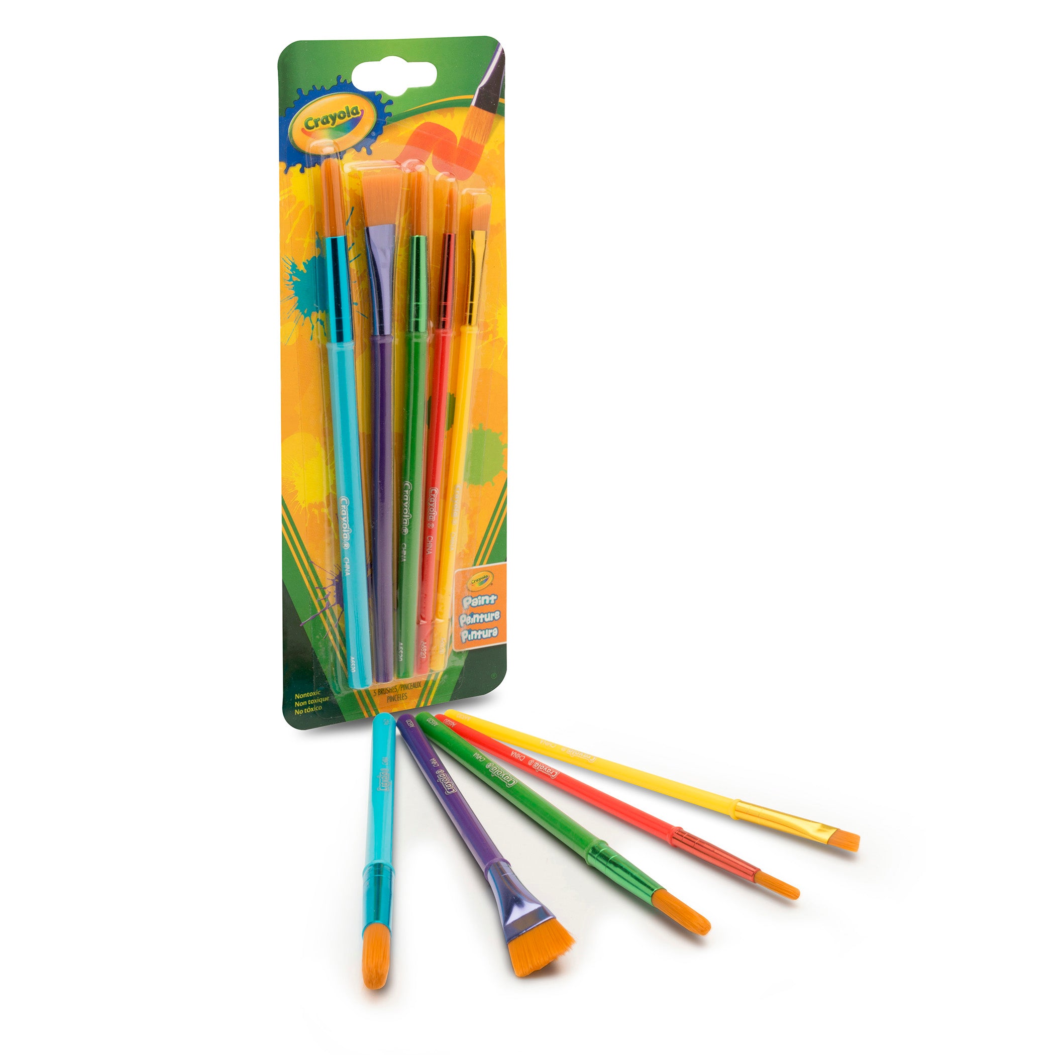 Arts & Crafts Brushes, 5 Count