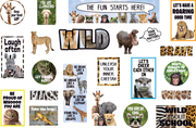 Go Wild Animals Mini Bulletin Board