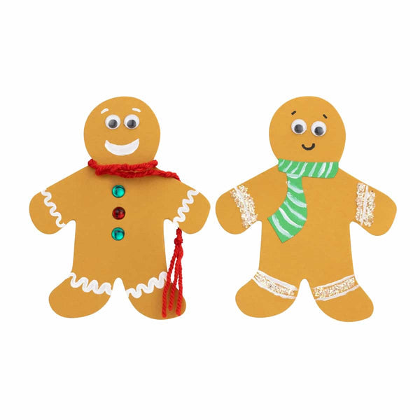 Gingerbread Man - 24 count, 5" cardstock, Brown