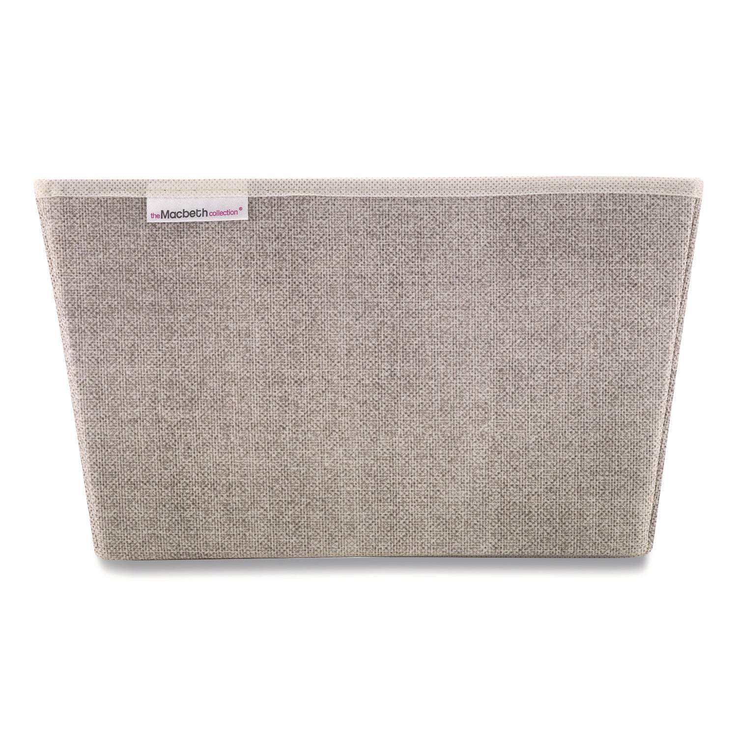 Storage Tote, Medium, 7.5" X 10.8" X 13", Tan