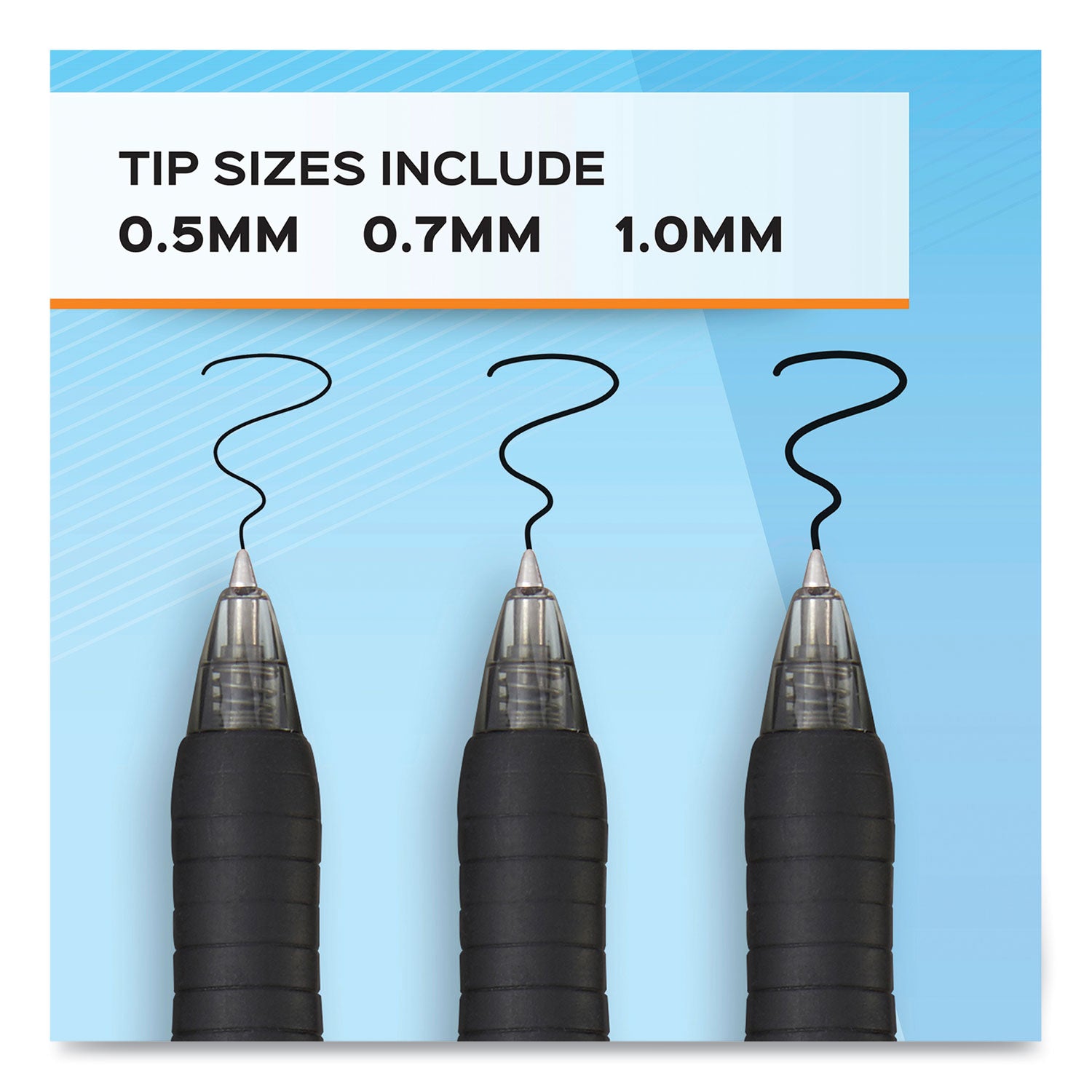 0.7 mm Medium Pen Point - Retractable - Black, Blue, Red, Assorted Ink - Gel-based - Assorted Barrel - 4 / Pack