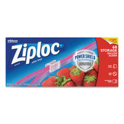 Ziploc&reg; Gallon Storage Slider Bags - Large Size - 2.63" Length x 10.56" Width x 9.50" Depth - Sliding Closure - Blue - Food, Supplies - 68 / Box
