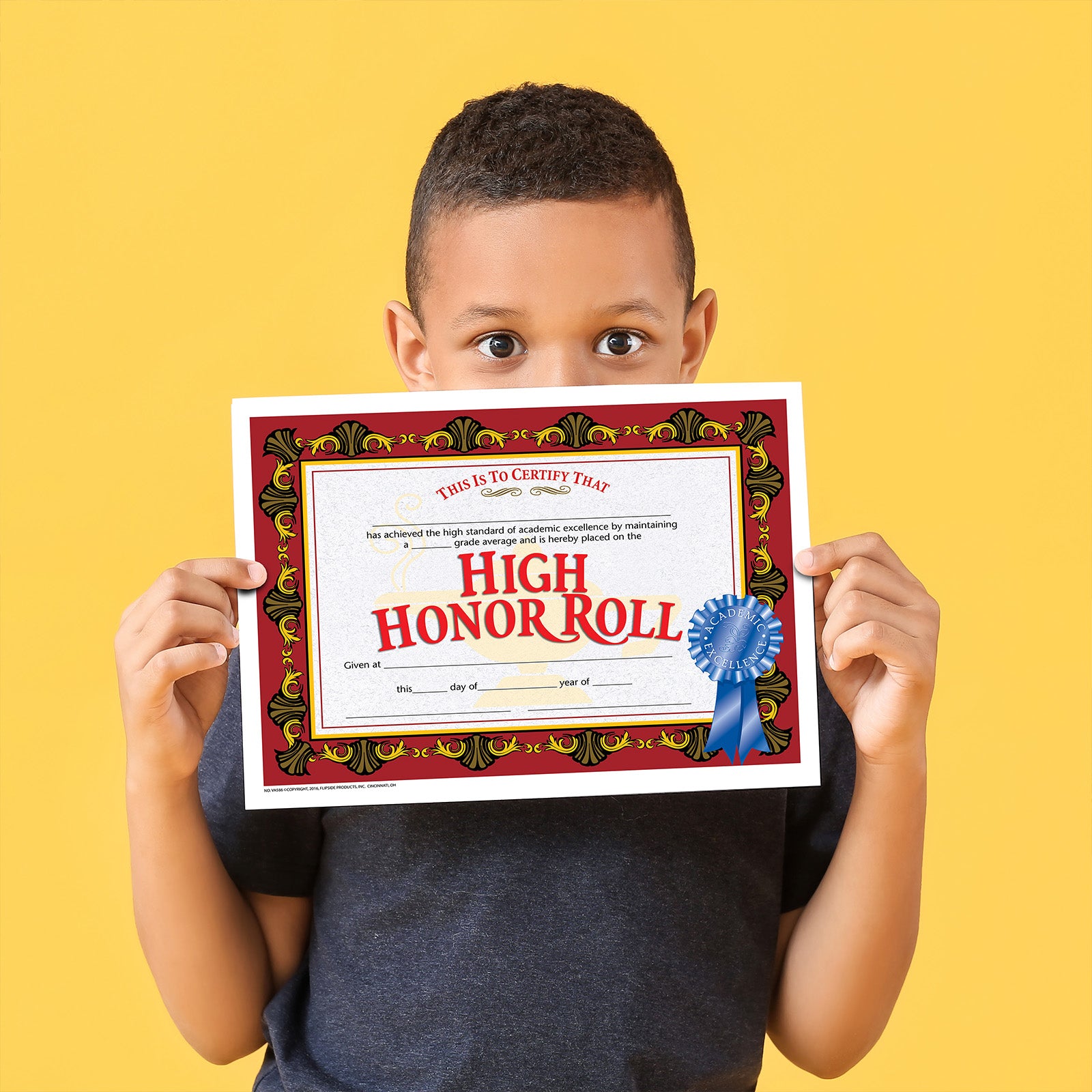 High Honor Roll Certificate, 8.5" x 11", Pack of 30