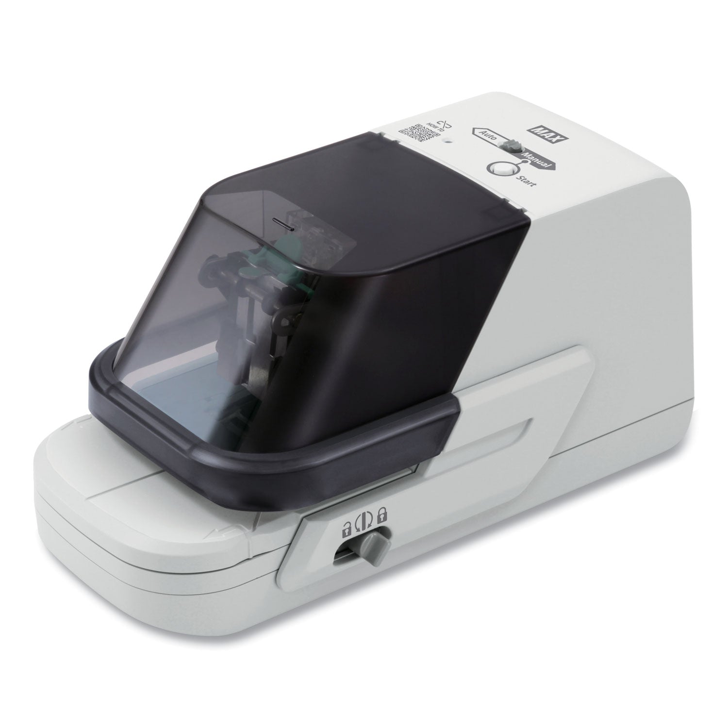 Staples Upto 70 Sheet - Holds Upto 5000 Staple - 0.75" Throat Depth - Gray Black - Metal - 1 Each