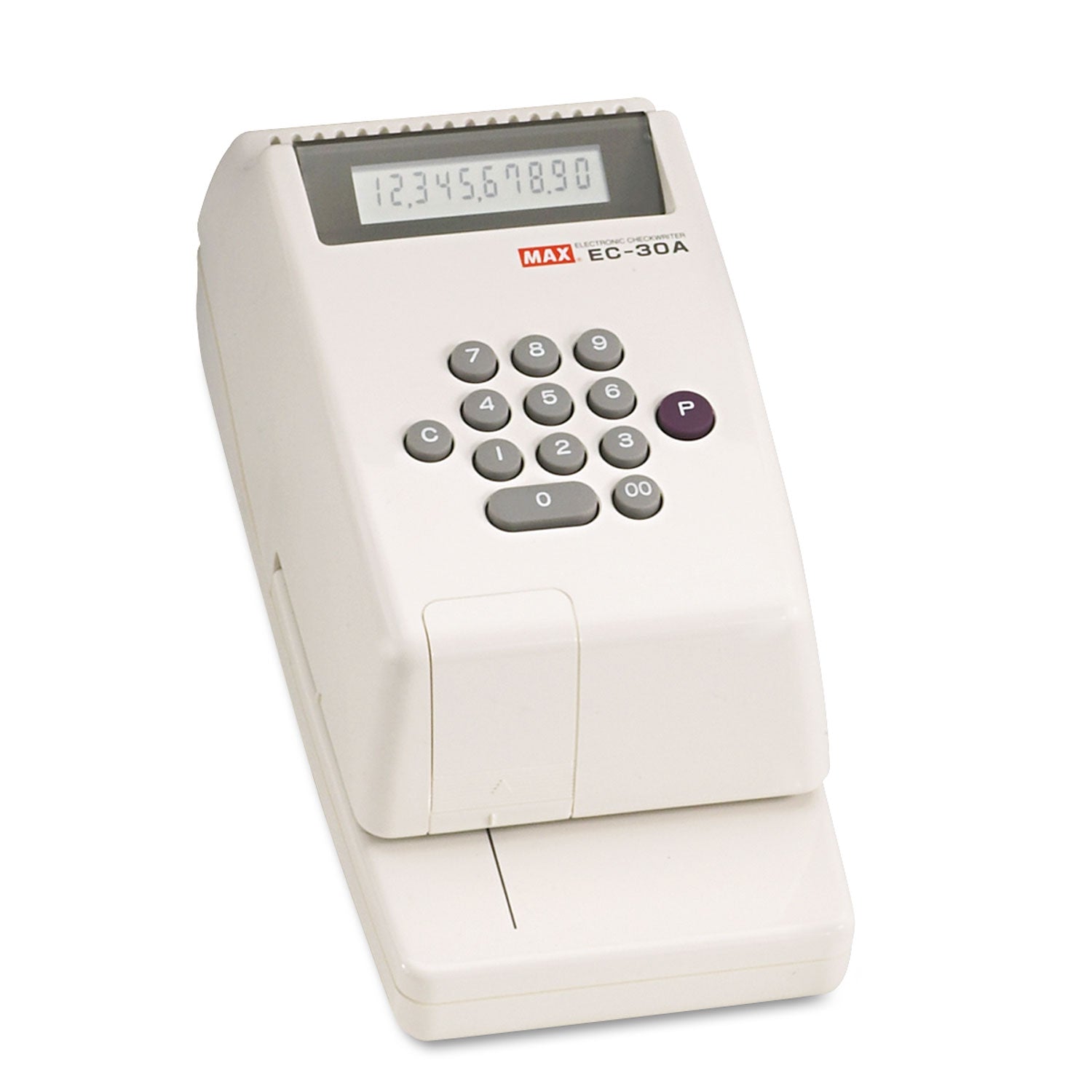 1.87" Print Area - Personal, Business Check - White, Gray