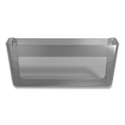 Unbreakable Plastic Wall File, Legal Size, 15.4" x 4" x 7.6", Smoke