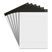 Notepads, Meeting-Minutes/notes Format, 50 White 8.5 X 11.75 Sheets, 6/pack