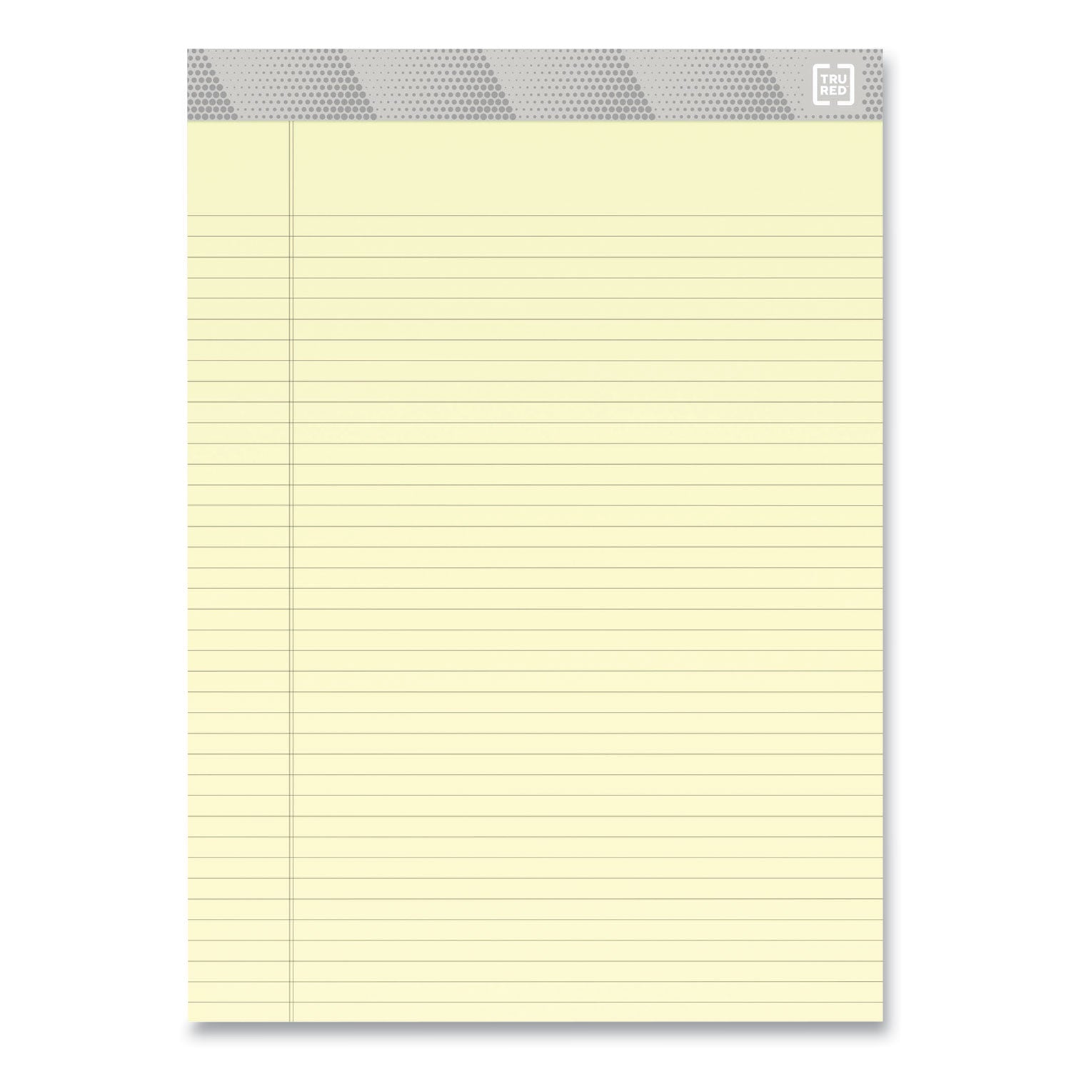 Notepads, Narrow Rule, 50 Canary-Yellow 8.5 X 11.75 Sheets, 12/pack