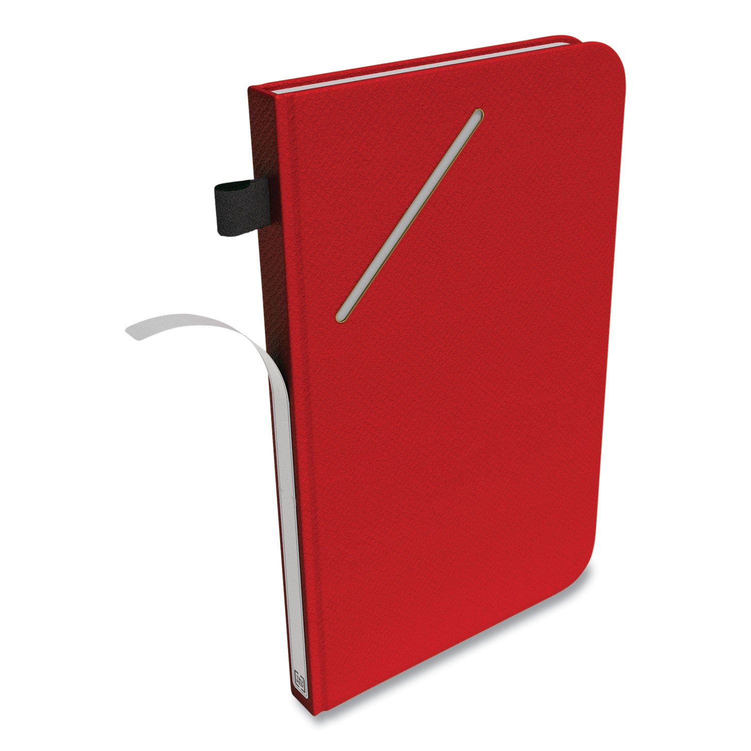 Medium Starter Journal, 1-Subject, Narrow Rule, Red Cover, (192) 8 x 5 Sheets