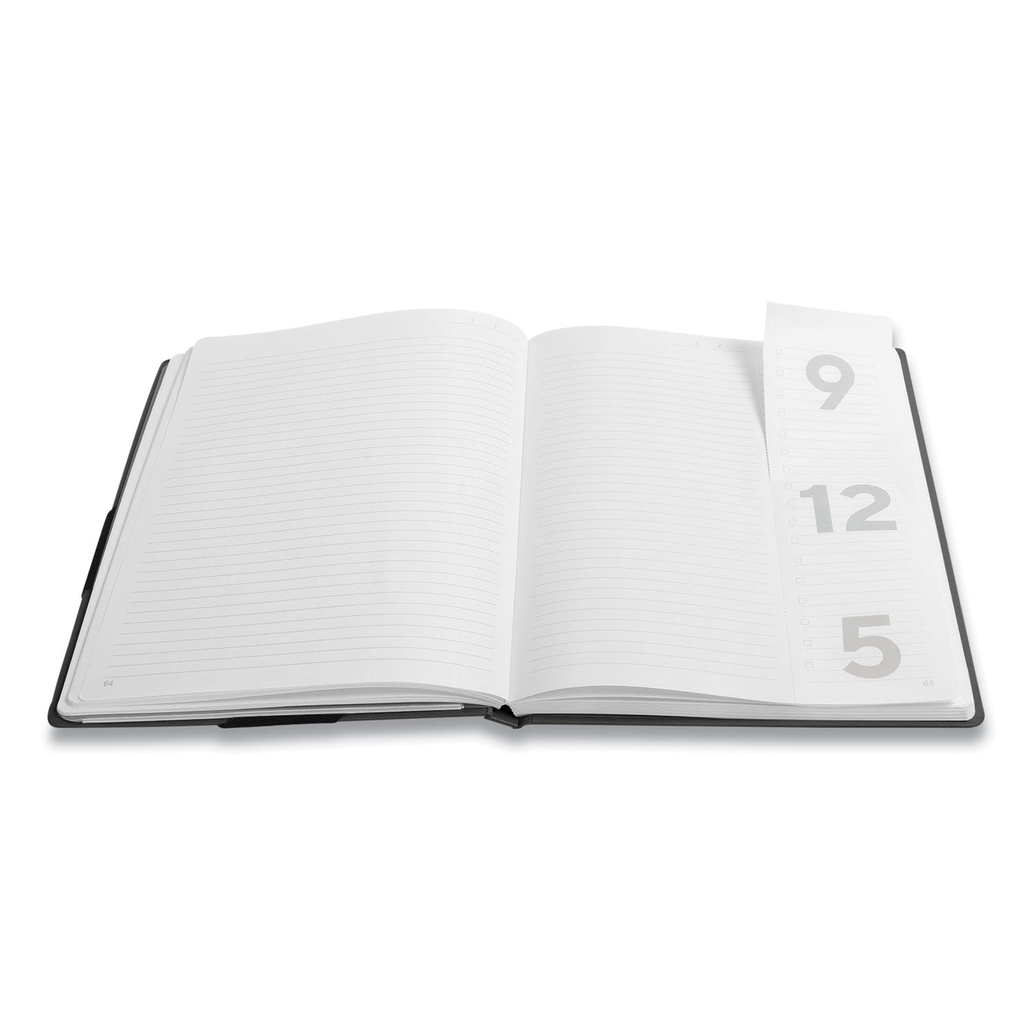 Large Starter Journal, 1-Subject, Narrow Rule, Black Cover, (192) 10 x 8 Sheets