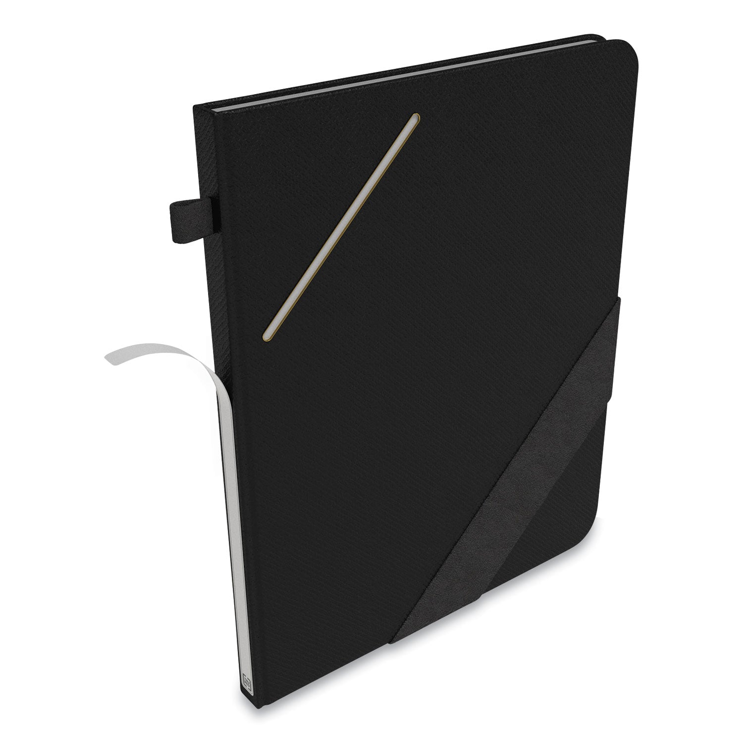 Large Starter Journal, 1-Subject, Narrow Rule, Black Cover, (192) 10 x 8 Sheets
