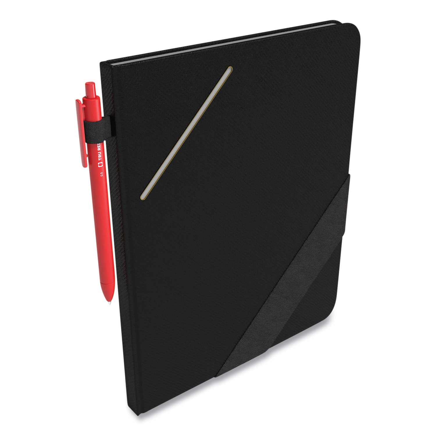 Large Starter Journal, 1-Subject, Narrow Rule, Black Cover, (192) 10 x 8 Sheets