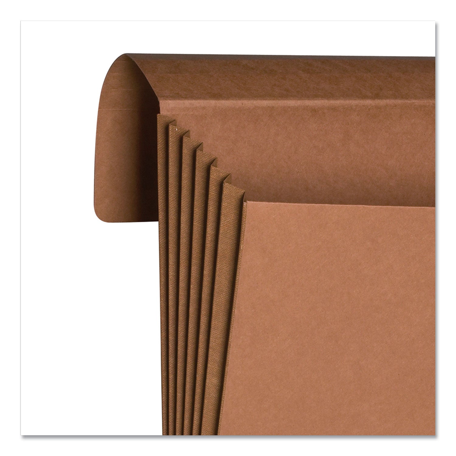 Smead Legal Recycled File Wallet - 8 1/2" x 14" - 5 1/4" Expansion - Top Tab Location - 11 pt. - Redrope - Elastic Closure, Flap, Reinforced Gusset - 30% Recycled - 1 Each