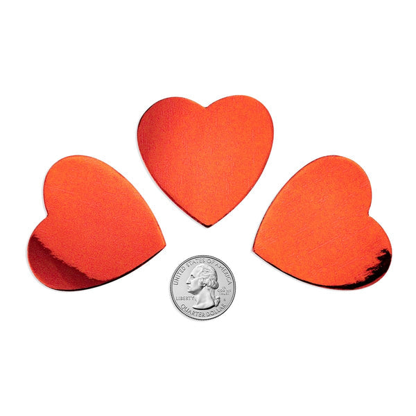 Hearts & Stars - Cardstock, 30 ct., 2" Silver Mirror Stars