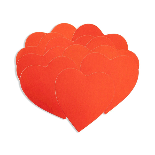 Hearts & Stars - Cardstock, 10 ct., 6" Gold Mirror Stars