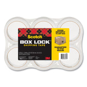 Scotch Box Lock Packaging Tape Refill - 55 yd Length x 1.88" Width - Clear - 6 / Pack