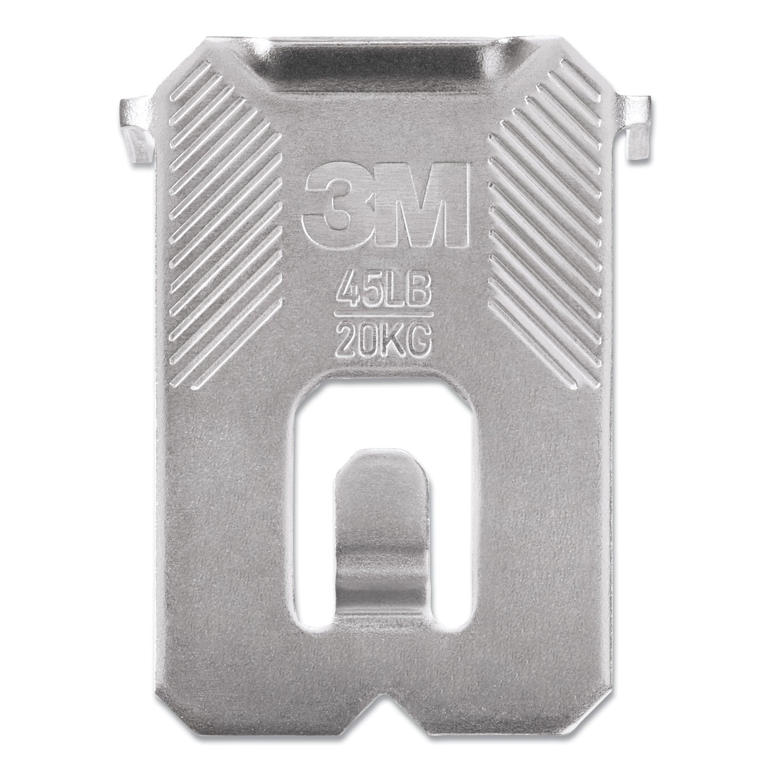 3M CLAW Drywall Picture Hanger - 45 lb (20.41 kg) Capacity - for Pictures, Project, Mirror, Frame, Art, Home, Decoration - Steel - Gray - 3 / Pack