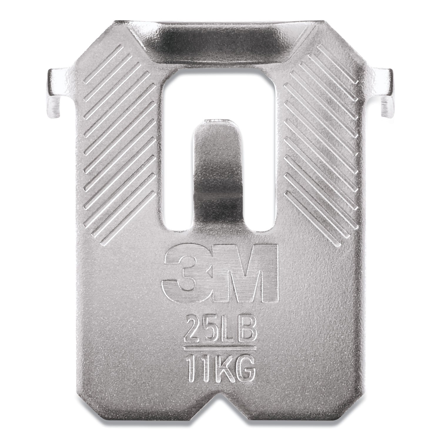 3M CLAW Drywall Picture Hanger - 25 lb (11.34 kg) Capacity - for Pictures, Project, Mirror, Frame, Art, Home, Decoration - Steel - Gray - 4 / Pack