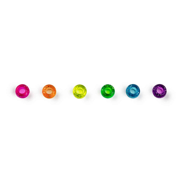 Bucket O'Beads Class Economy - 1000 Pony Glitter Jelly Beads