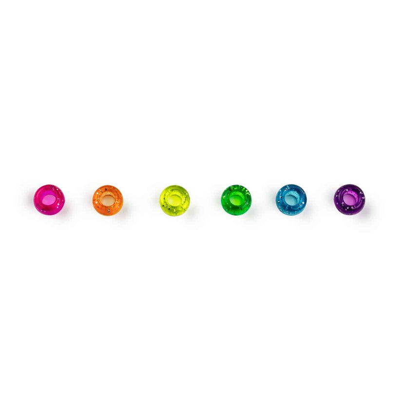 Beads 1800 Glitter Jelly Barrel Pony