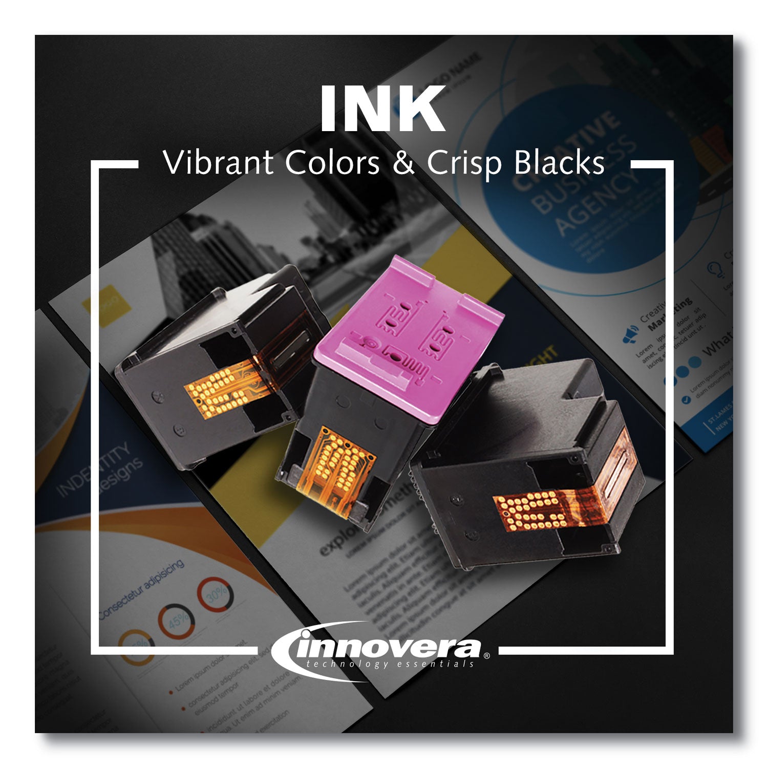 Remanufactured Magenta High-Yield Ink, Replacement for 952XL (L0S64AN), 1,600 Page-Yield