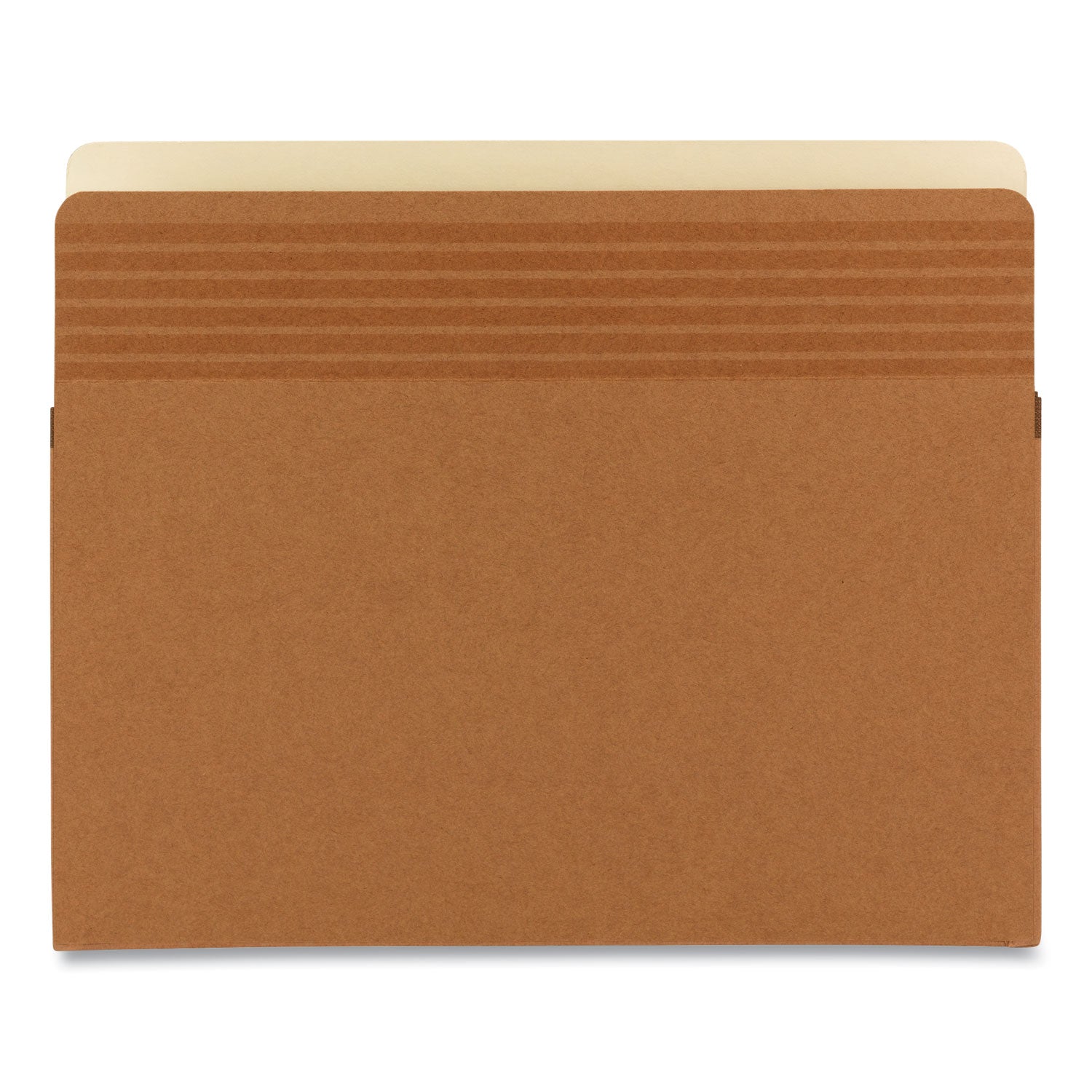 Smead Easy Grip Straight Tab Cut Letter Recycled File Pocket - 8 1/2" x 11" - 5 1/4" Expansion - Redrope - Tear Proof, Tear Resistant - 30% Recycled - 10 / Box