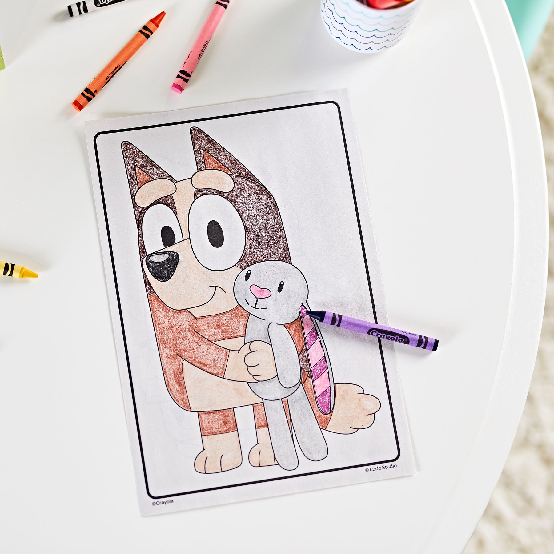 Coloring Book, 96 Pages, Bluey