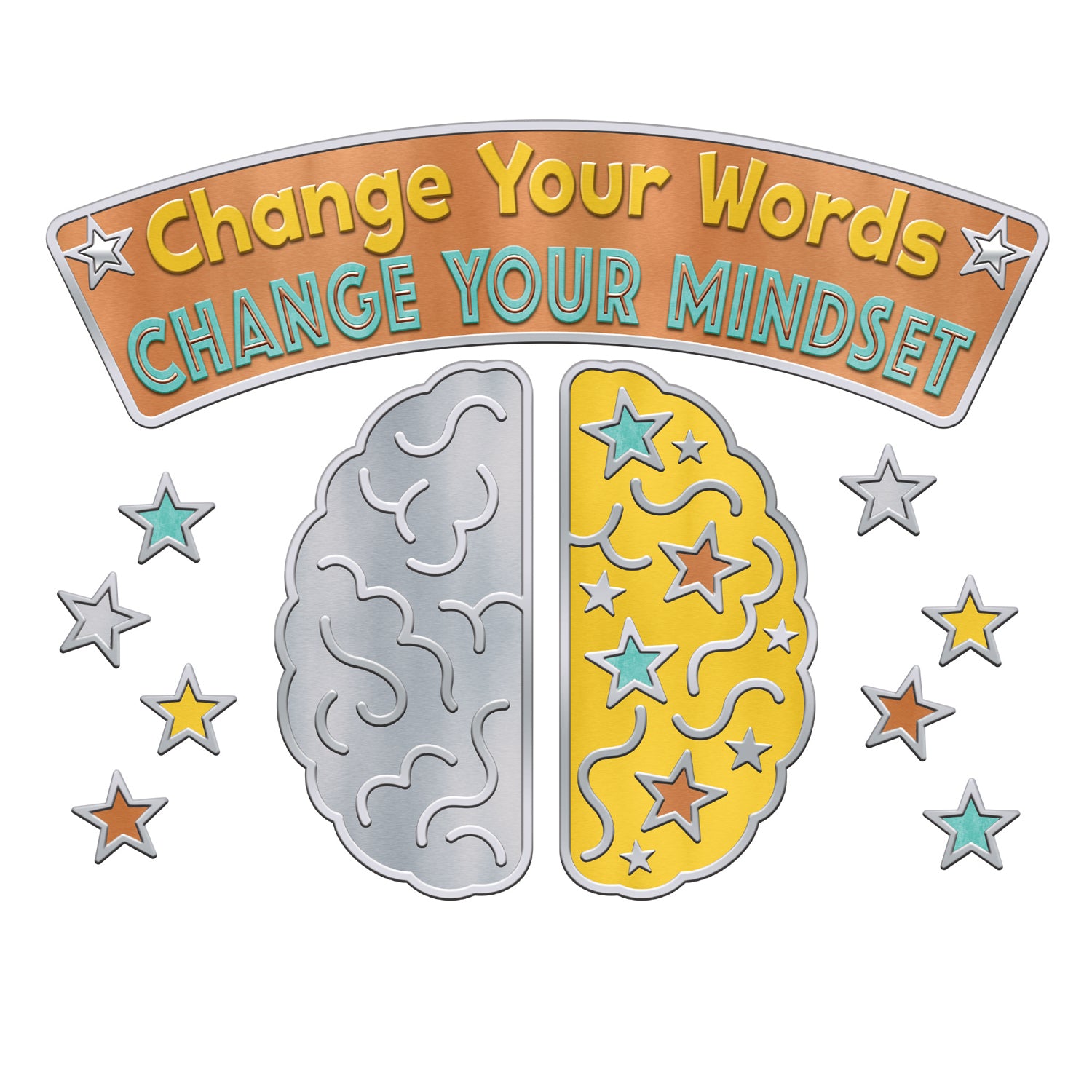 I ♥ Metal™ Mindset Bulletin Board Set
