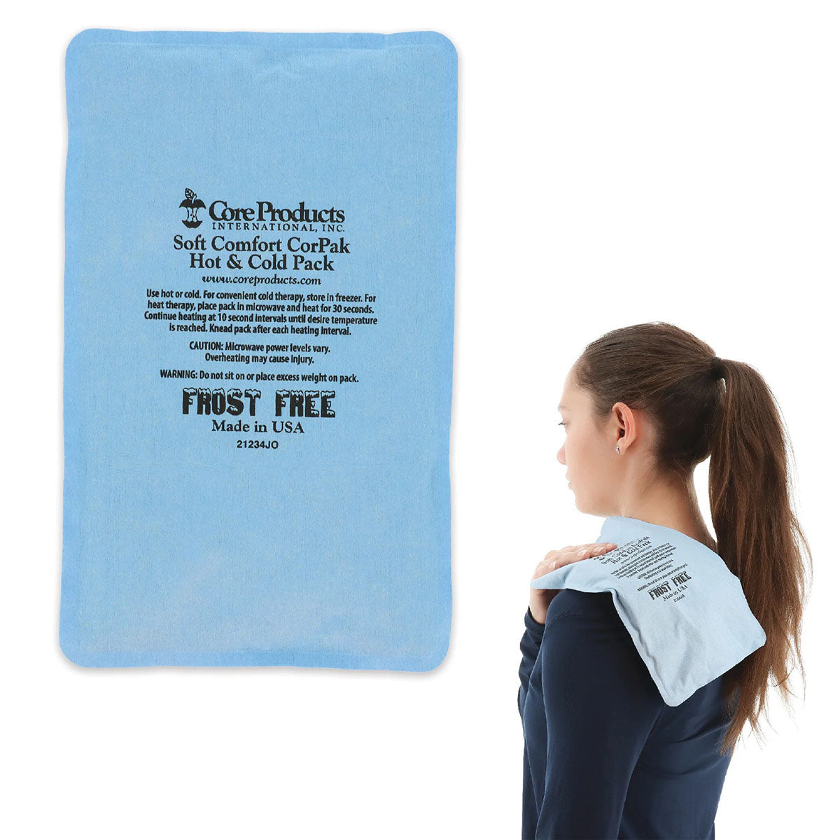 Soft Comfort CorPak Hot and Cold Therapy Pack, Medium (6" x 10")