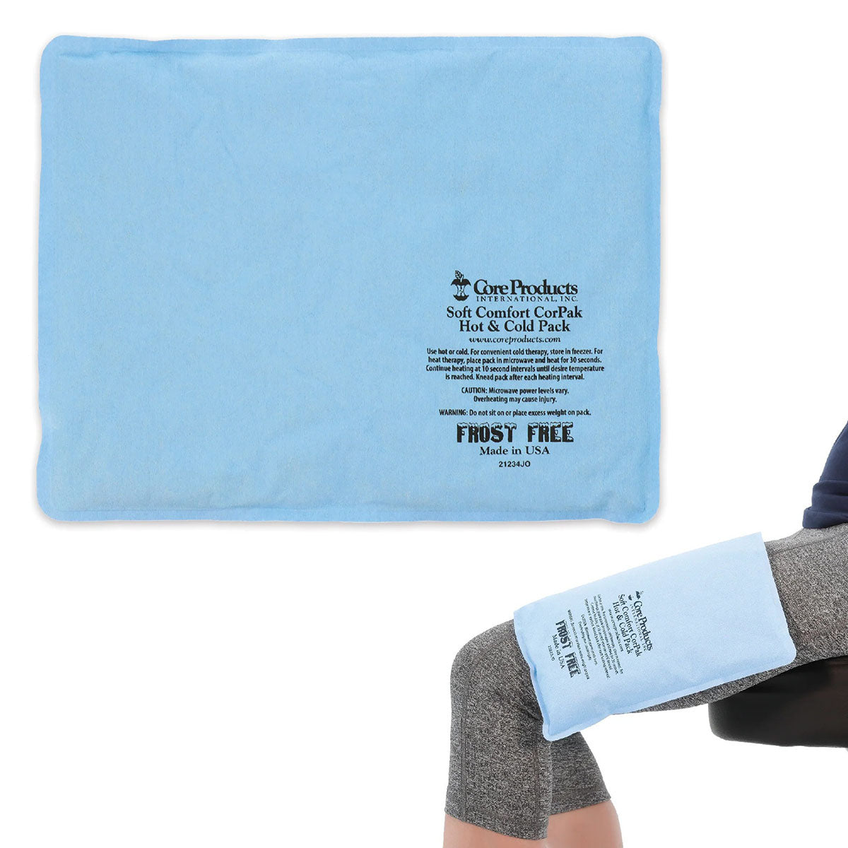 Soft Comfort CorPak Hot and Cold Therapy Pack, Large (10" x 13")