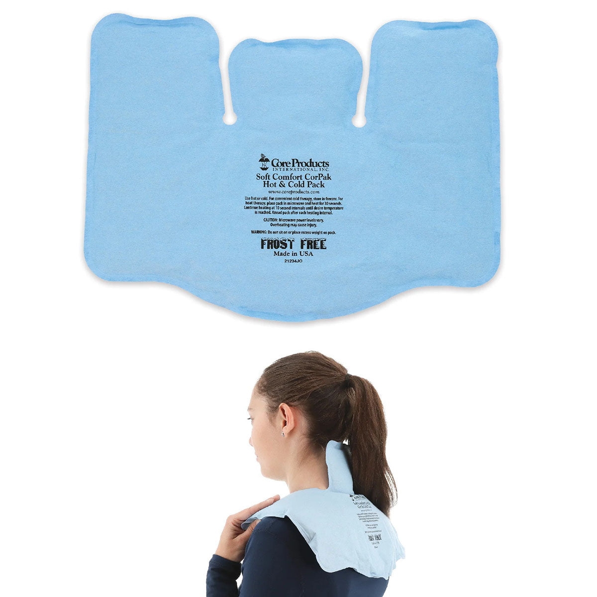 Soft Comfort CorPak Hot and Cold Therapy Pack, Tri-Sectional (11" x 15")