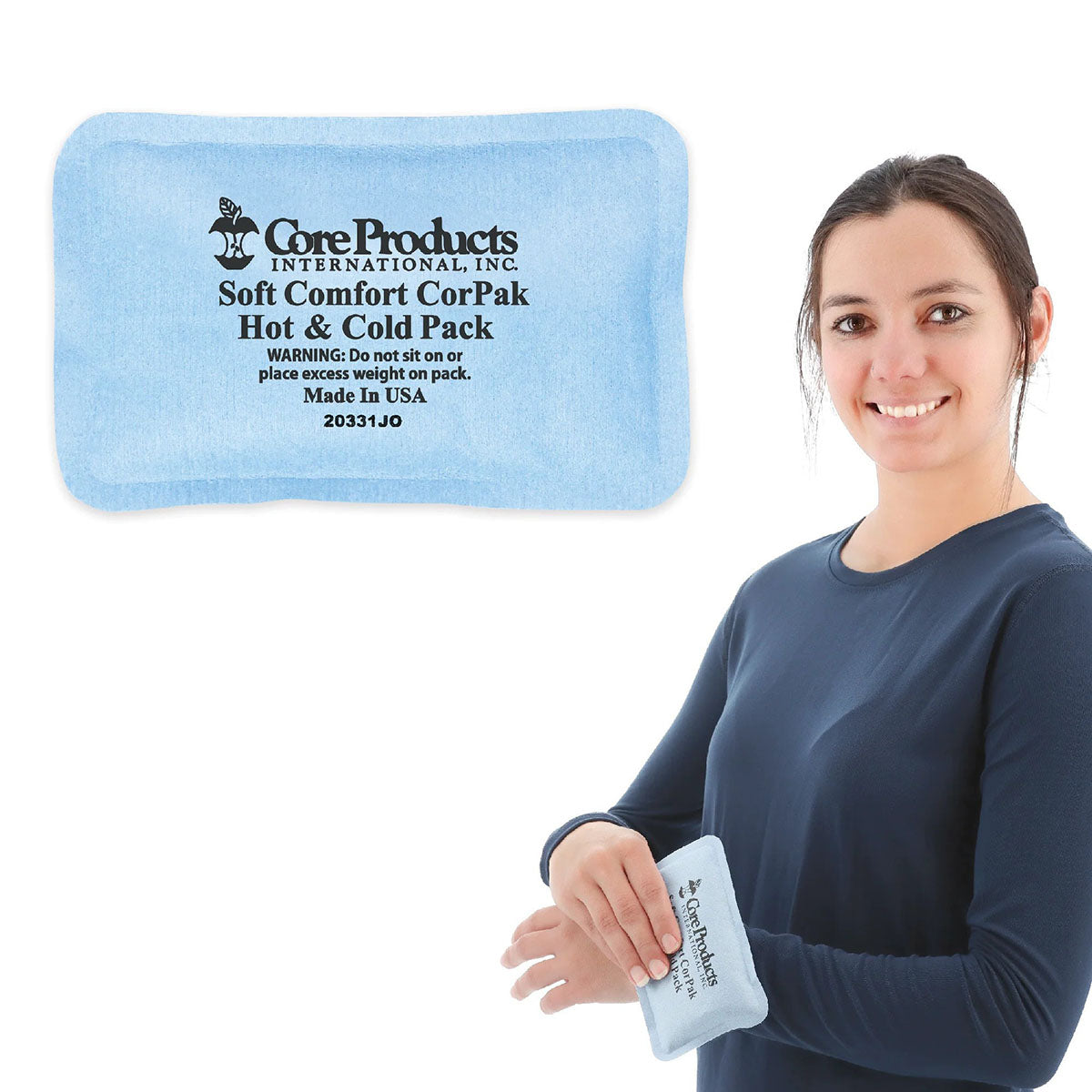 Soft Comfort CorPak Hot and Cold Therapy Pack, Small (3" x 5")