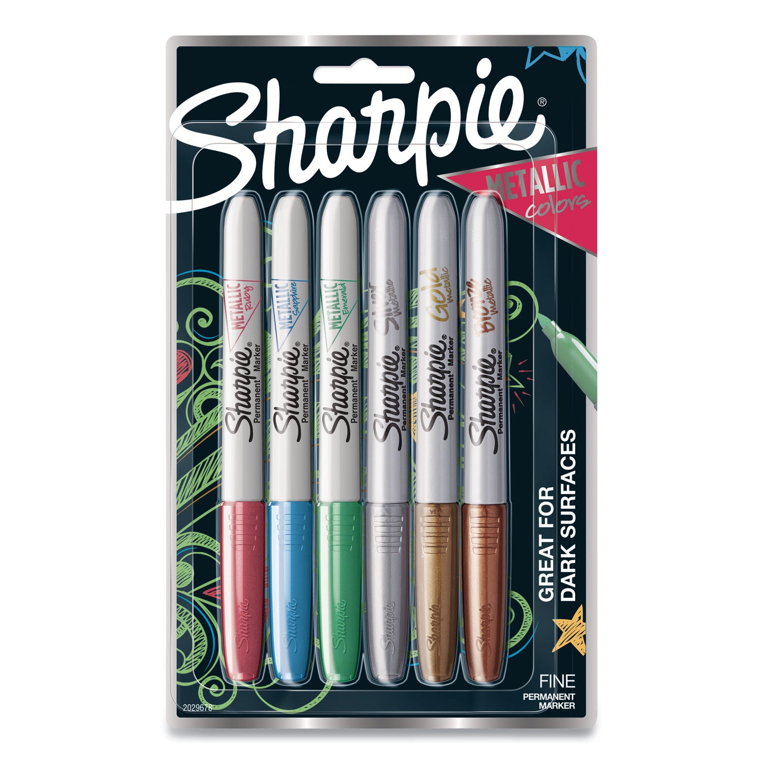 Fine Pen Point - Bold Marker Point - Alcohol Based - 6 / Set