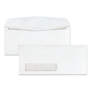 Quality Park No. 10 Single Window Business Envelopes with Embossed Ridges