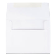 Announcement - #5-1/2 - 4 3/8" Width x 5 3/4" Length - 24 lb - Gummed - White - Wove - 100 / Box