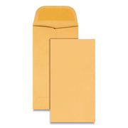 Coin - #5 - 2 7/8" Width x 5 1/4" Length - 28 lb - Gummed - Light Brown - Kraft - 500 / Box