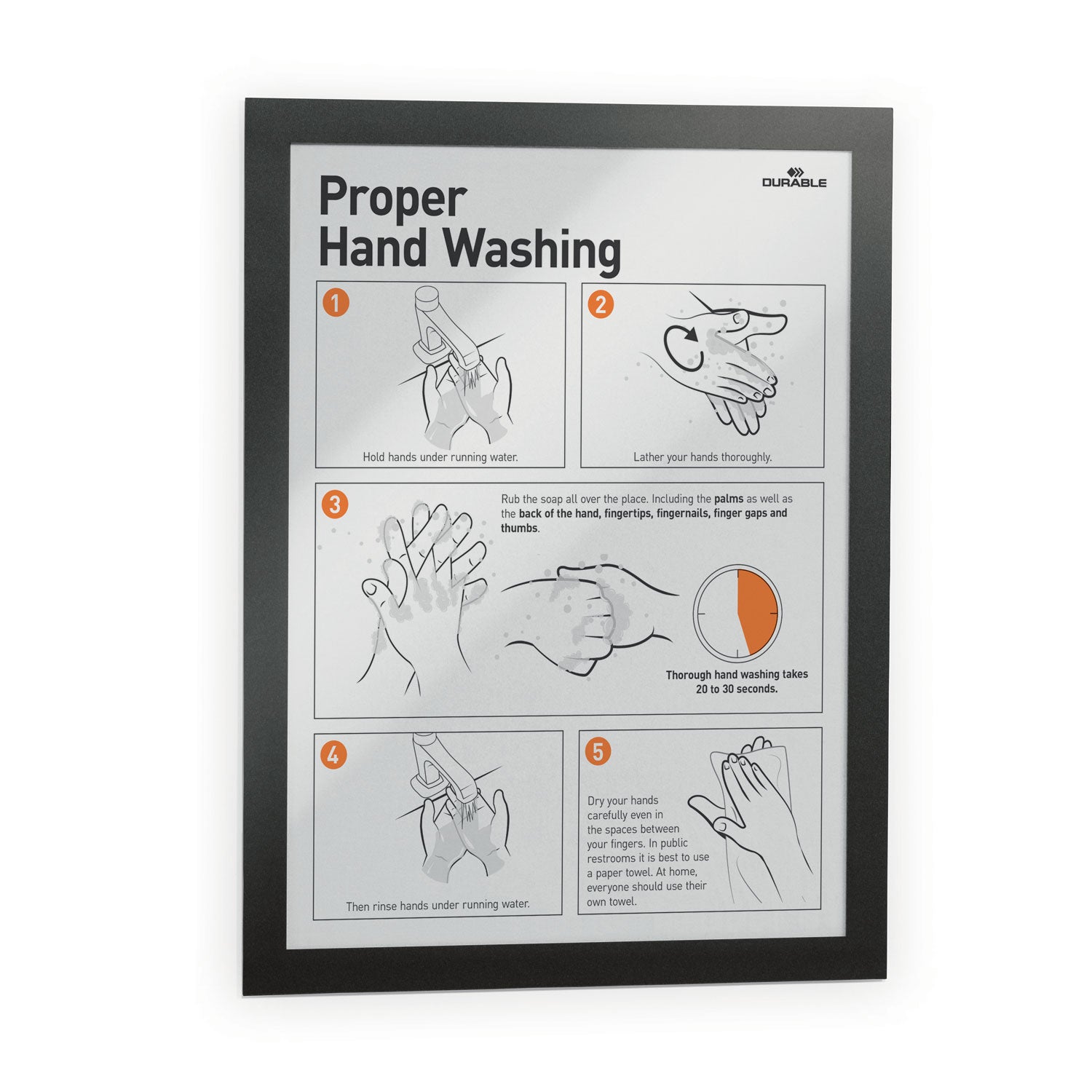 9" x 14" Frame Size - Holds 8.50" x 11" Insert - Rectangle - Horizontal, Vertical - Self-adhesive, Sturdy, Magnetic - Black - 2 / Pack
