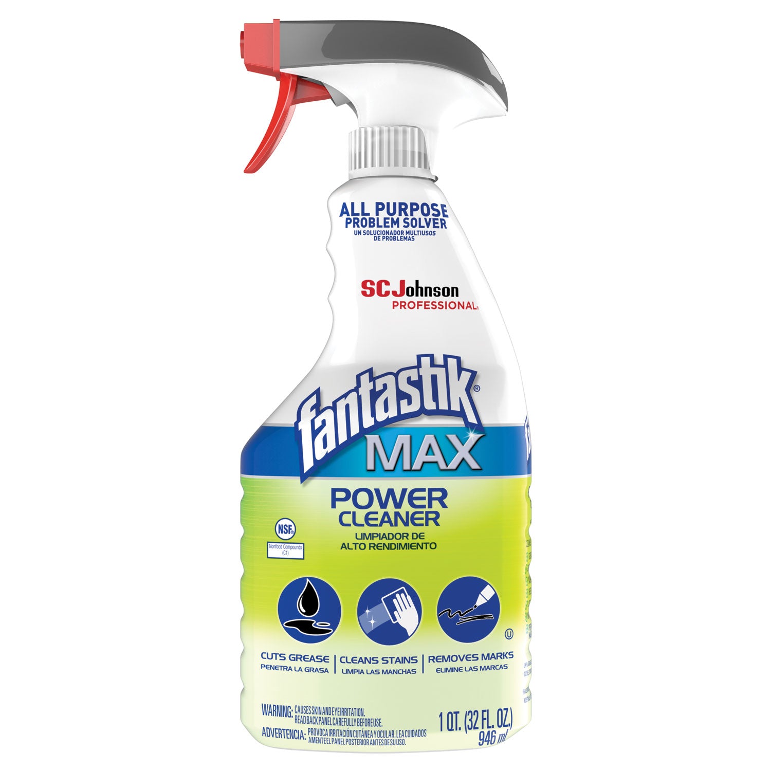 Power Cleaner, 32 Oz Spray Bottle, 8/Carton